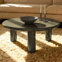 DÉJA Salontafel Jelsa Glossy Kaki Groen Rond 90cm
