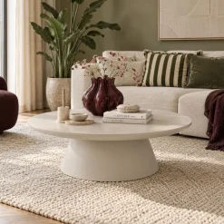 DÉJA Salontafel Kalix Beige Rond 90cm