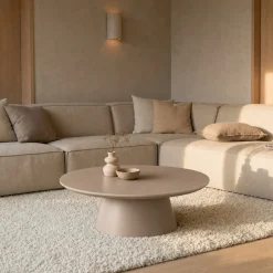 DÉJA Salontafel Kalix Taupe Rond 90cm