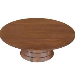 DÉJA Salontafel Marín Walnoot Rond 90cm