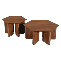 DÉJA Salontafel Martos Walnoot 80cm