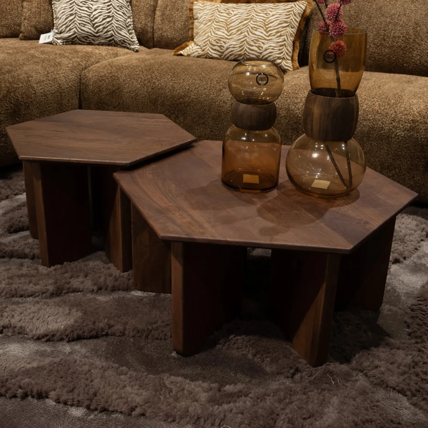 DÉJA Salontafel Martos Walnoot 80cm