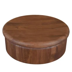DÉJA Salontafel Rota Walnoot Rond 90cm