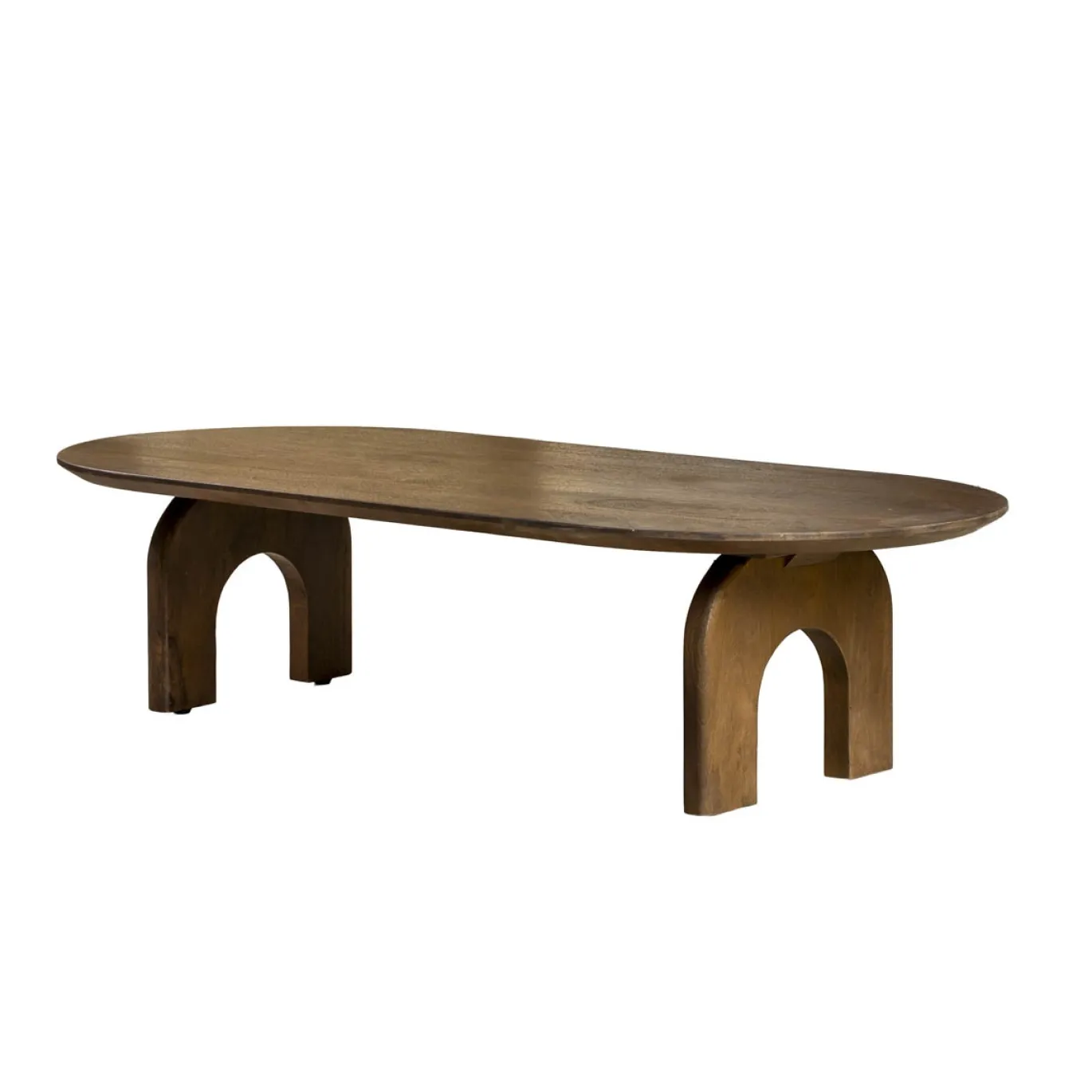DÉJA Salontafel Vantaa Walnoot Ovaal 110cm