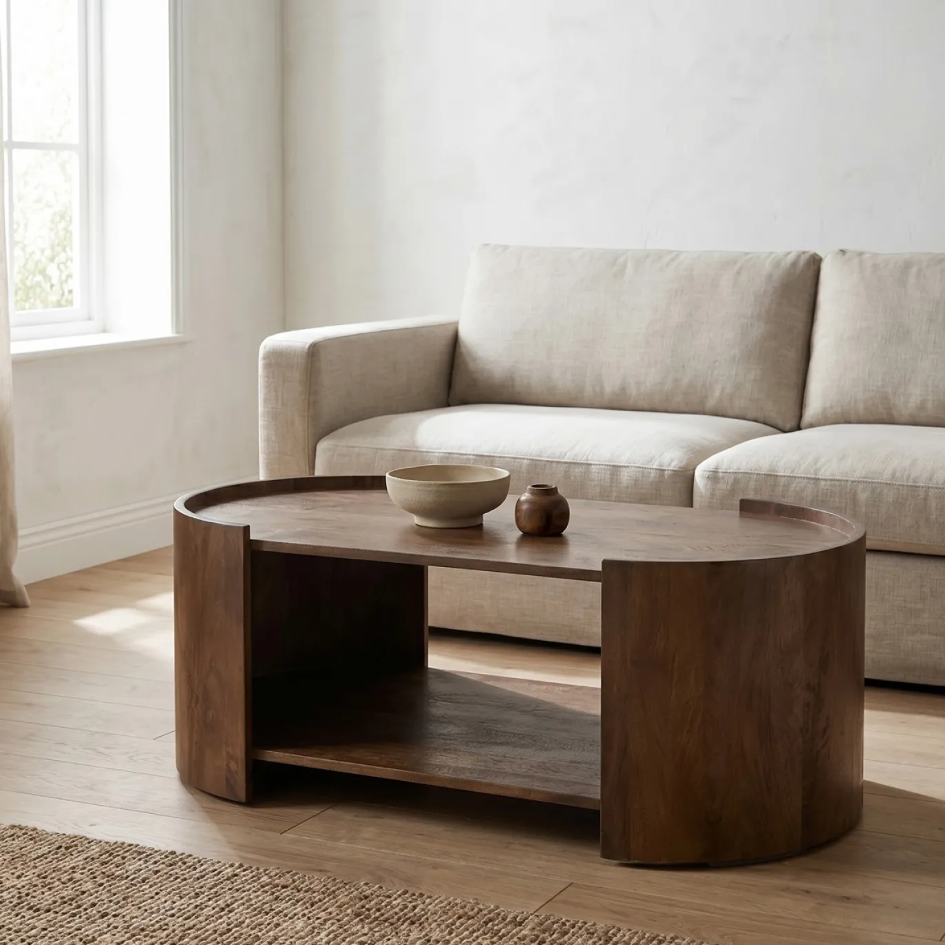 DÉJA Salontafel Xandrine Walnoot 110cm