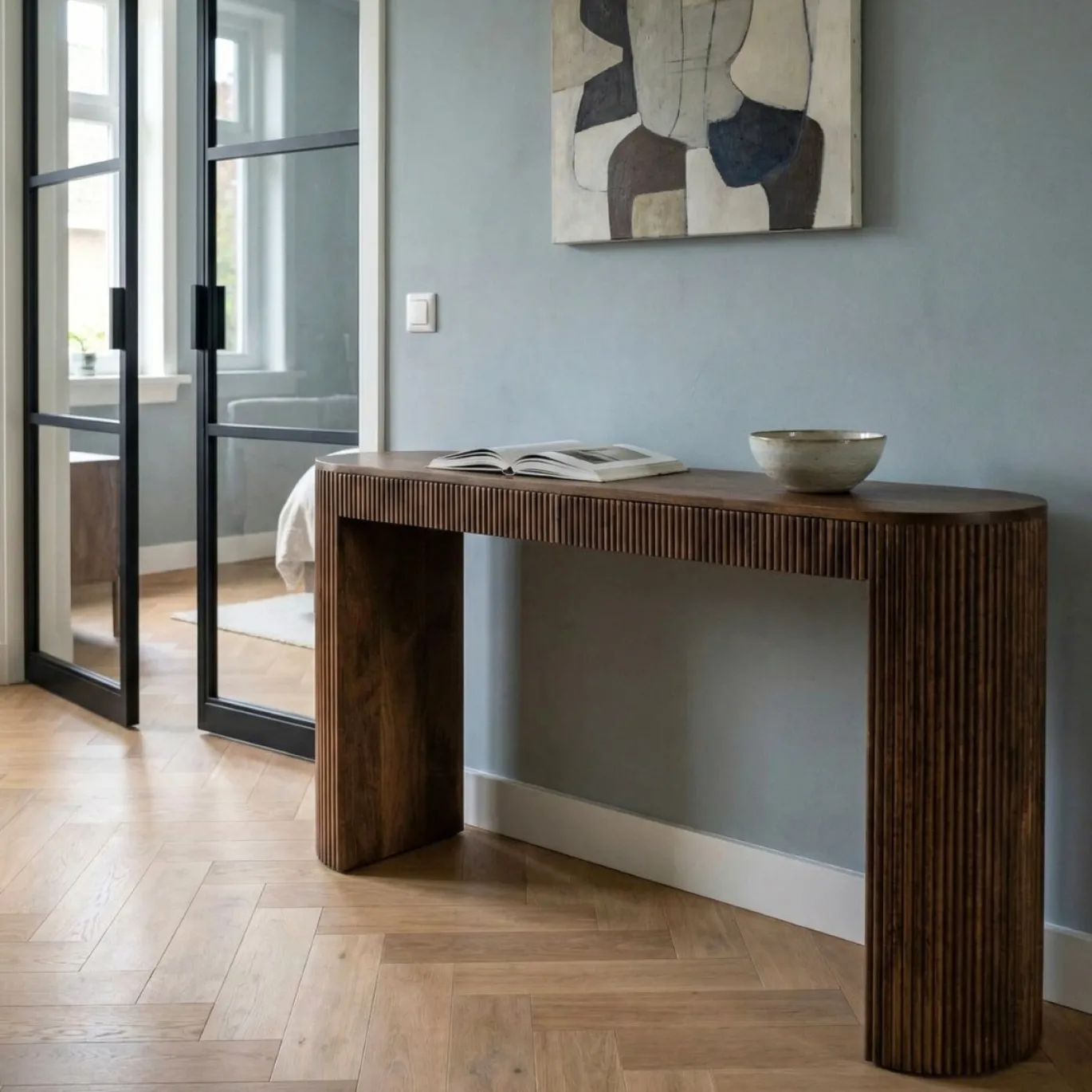 DÉJA Sidetable Lucena Donkerbruin 120cm