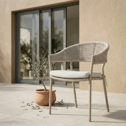 DÉJA Tuinstoel Bari Beige/Taupe