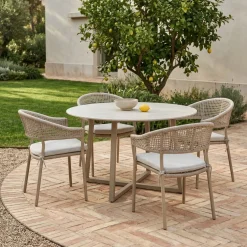 DÉJA Tuinstoel Bari Beige/Taupe