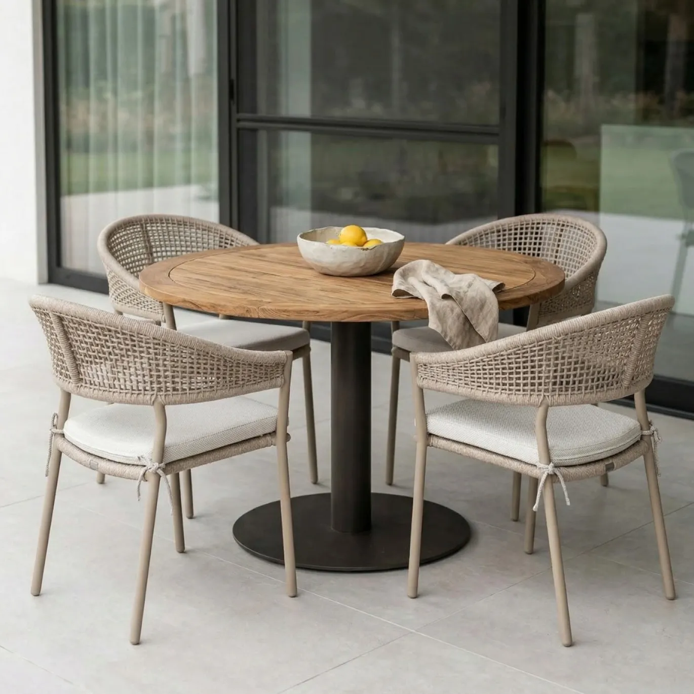 DÉJA Tuinstoel Bari Beige/Taupe