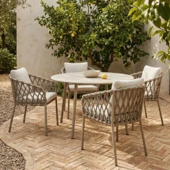 DÉJA Tuinstoel Itani Beige/Taupe