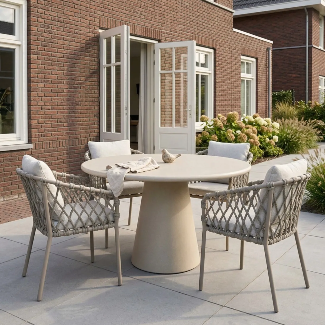 DÉJA Tuinstoel Itani Beige/Taupe