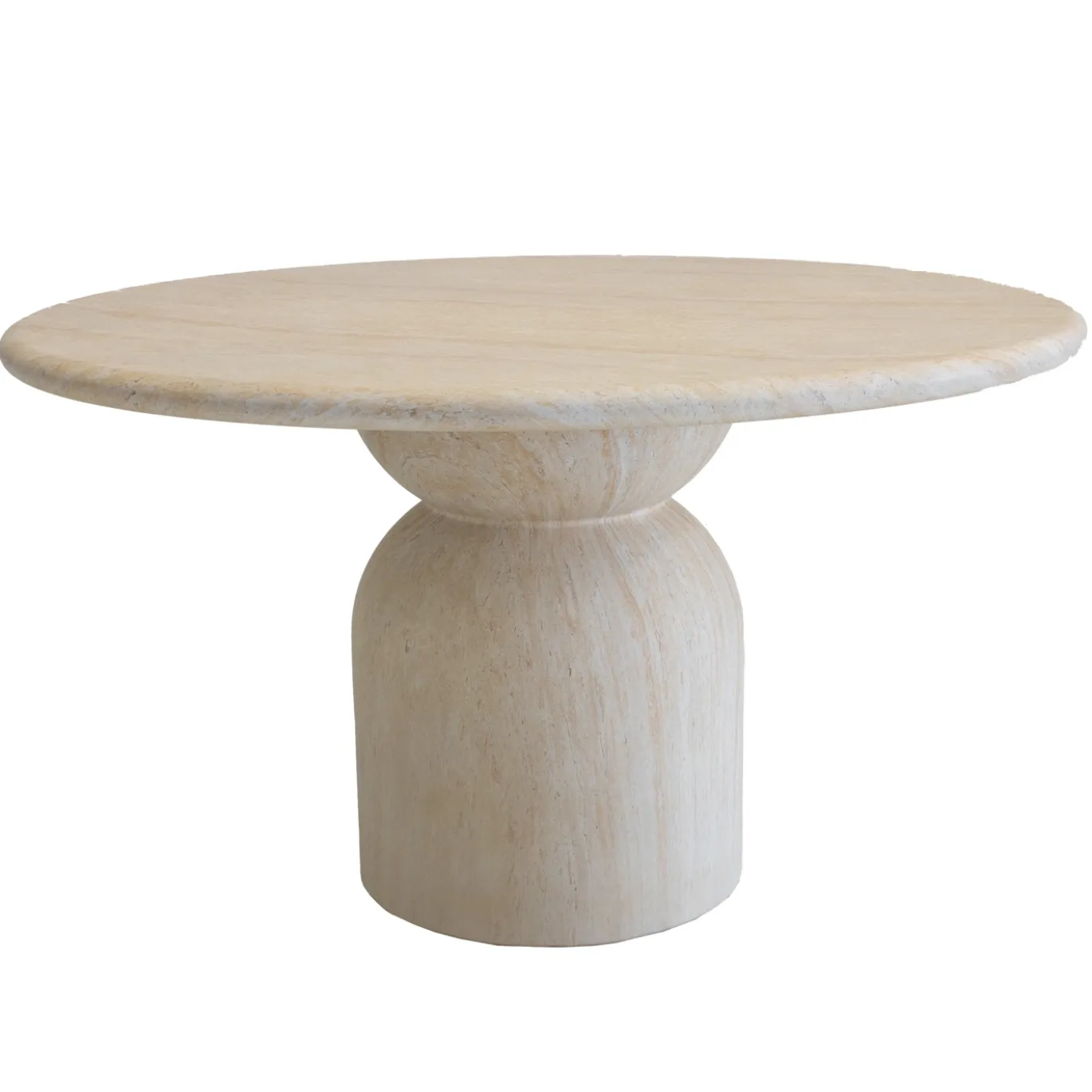 DÉJA Tuintafel Djurö Travertin Rond 130cm