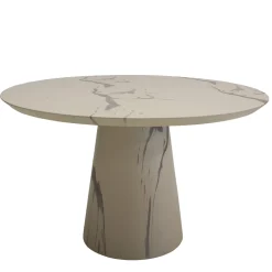DÉJA Tuintafel Flen Marmerlook Rond 120cm
