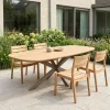 DÉJA Tuintafel Modena Naturel/Taupe Deens Ovaal 220cm