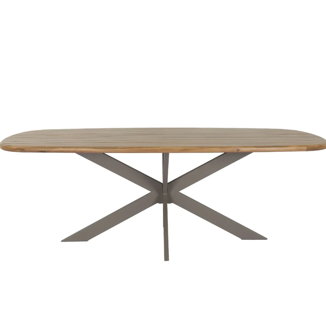 DÉJA Tuintafel Modena Naturel/Taupe Deens Ovaal 220cm