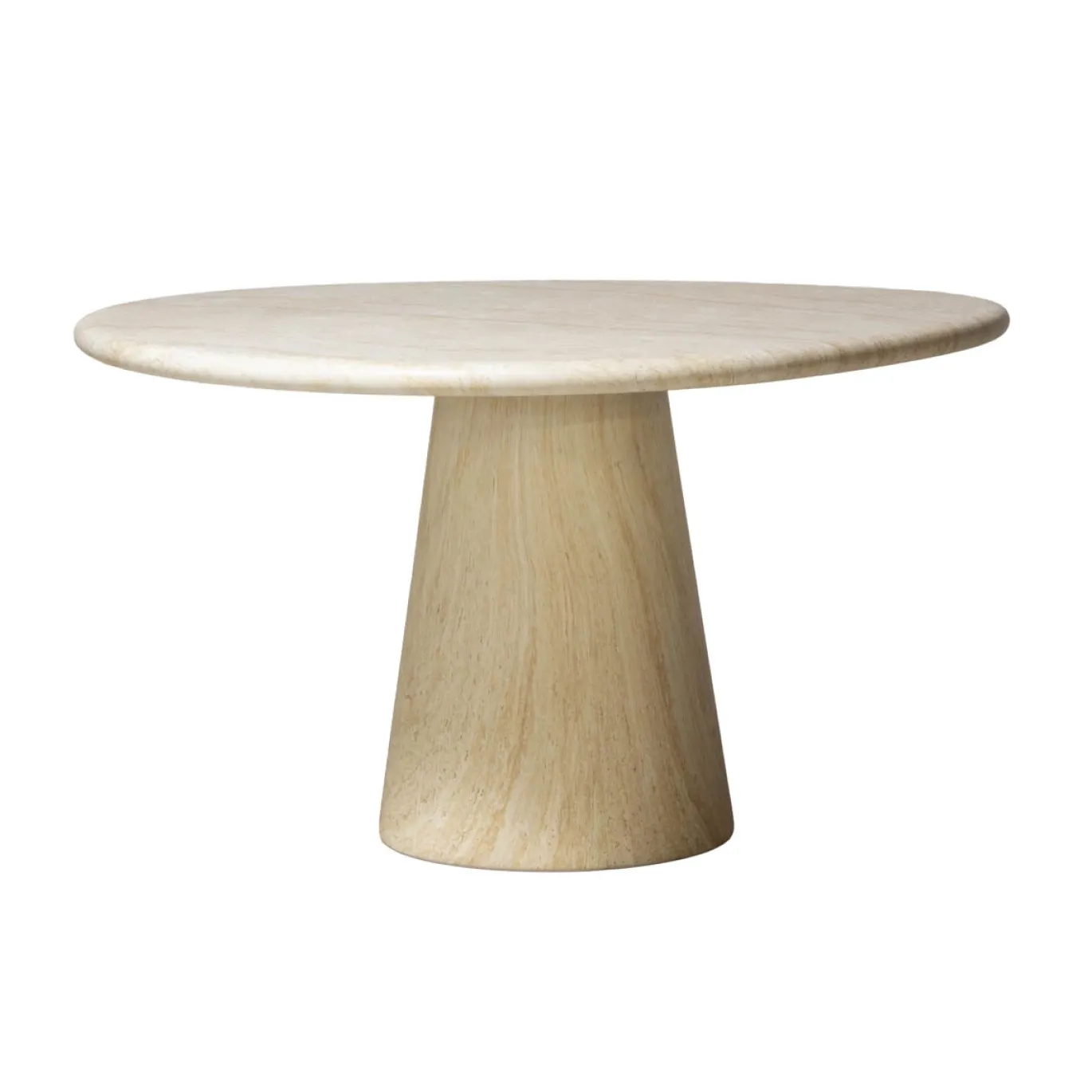 DÉJA Tuintafel Vejen Travertin Organisch 130cm