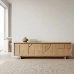 DÉJA Tv-meubel Otin Naturel Eiken 200cm