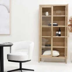 DÉJA Vitrinekast Camille Naturel Eiken
