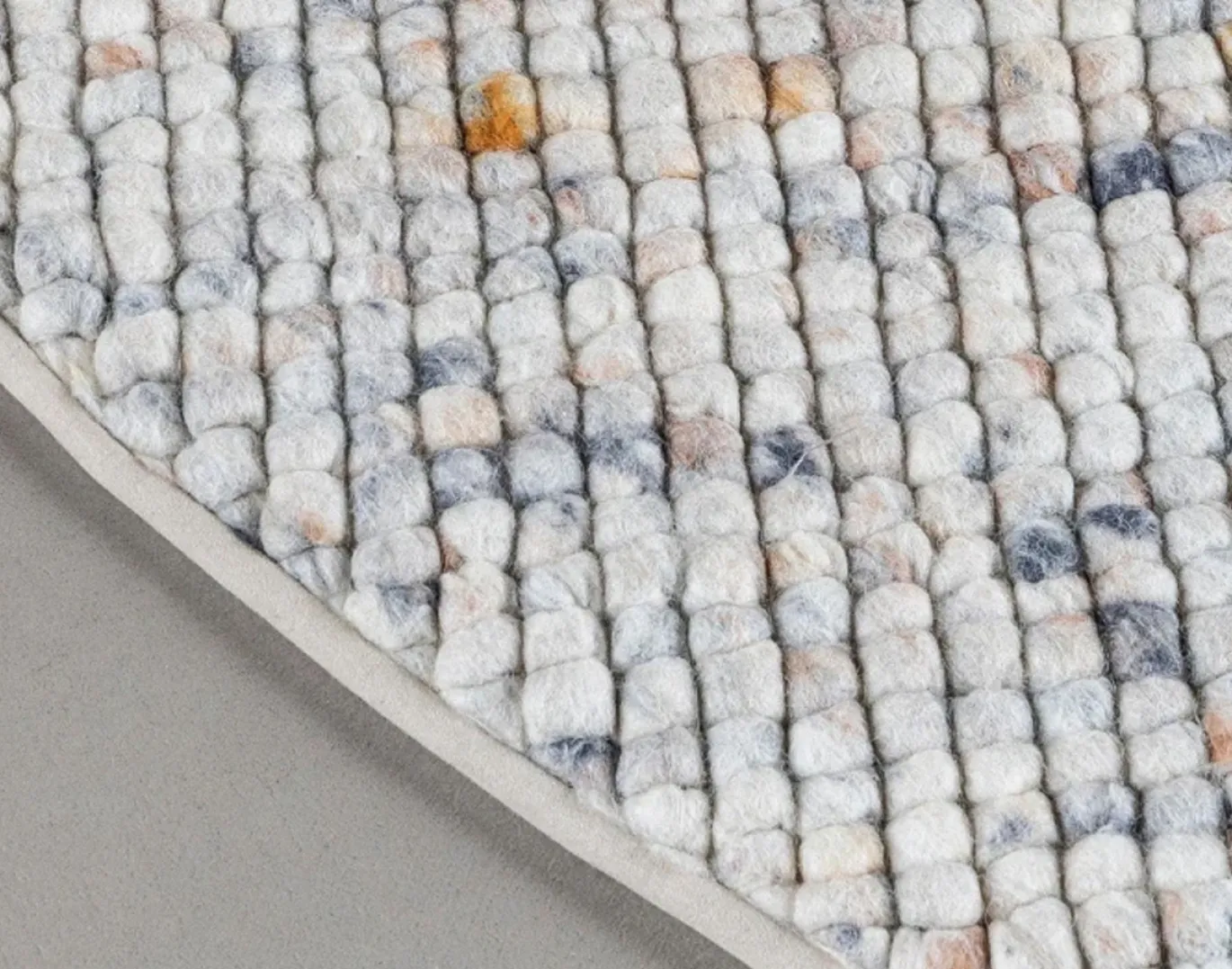 DÉJA Vloerkleed Bela 160cm Rond Beige mix