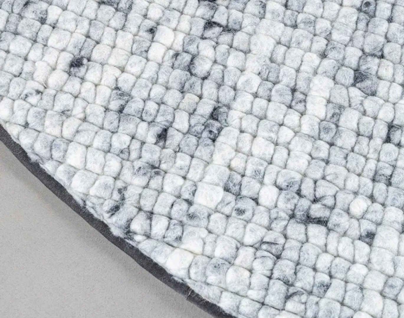 DÉJA Vloerkleed Bela 160cm Rond Stone Grijs