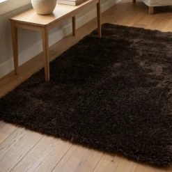 DÉJA Vloerkleed Lavar 80x150cm Donkerbruin