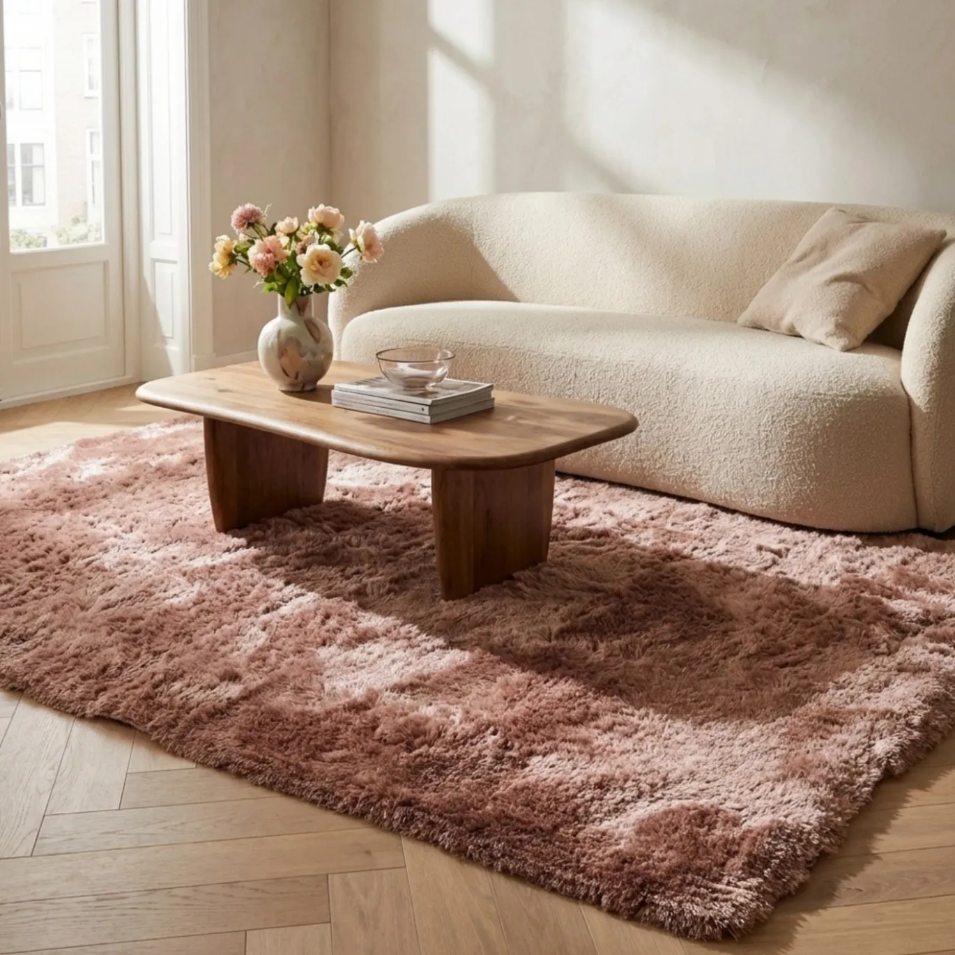 DÉJA Vloerkleed Mana 160x230cm Zalm