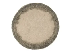 DÉJA Vloerkleed Omen 220cm Rond Beige/Grijs
