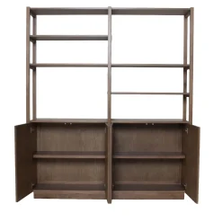 DÉJA Wandkast Levi Bruin Eiken 180x210cm