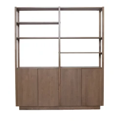 DÉJA Wandkast Levi Bruin Eiken 180x210cm