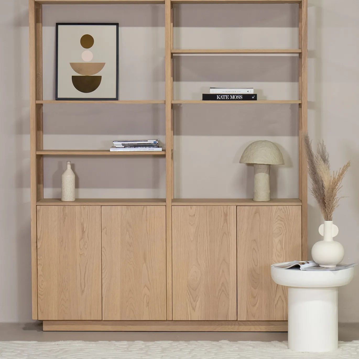 DÉJA Wandkast Levi Naturel Eiken 180x210cm
