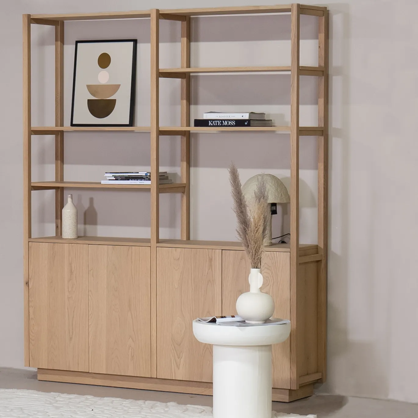 DÉJA Wandkast Levi Naturel Eiken 180x210cm