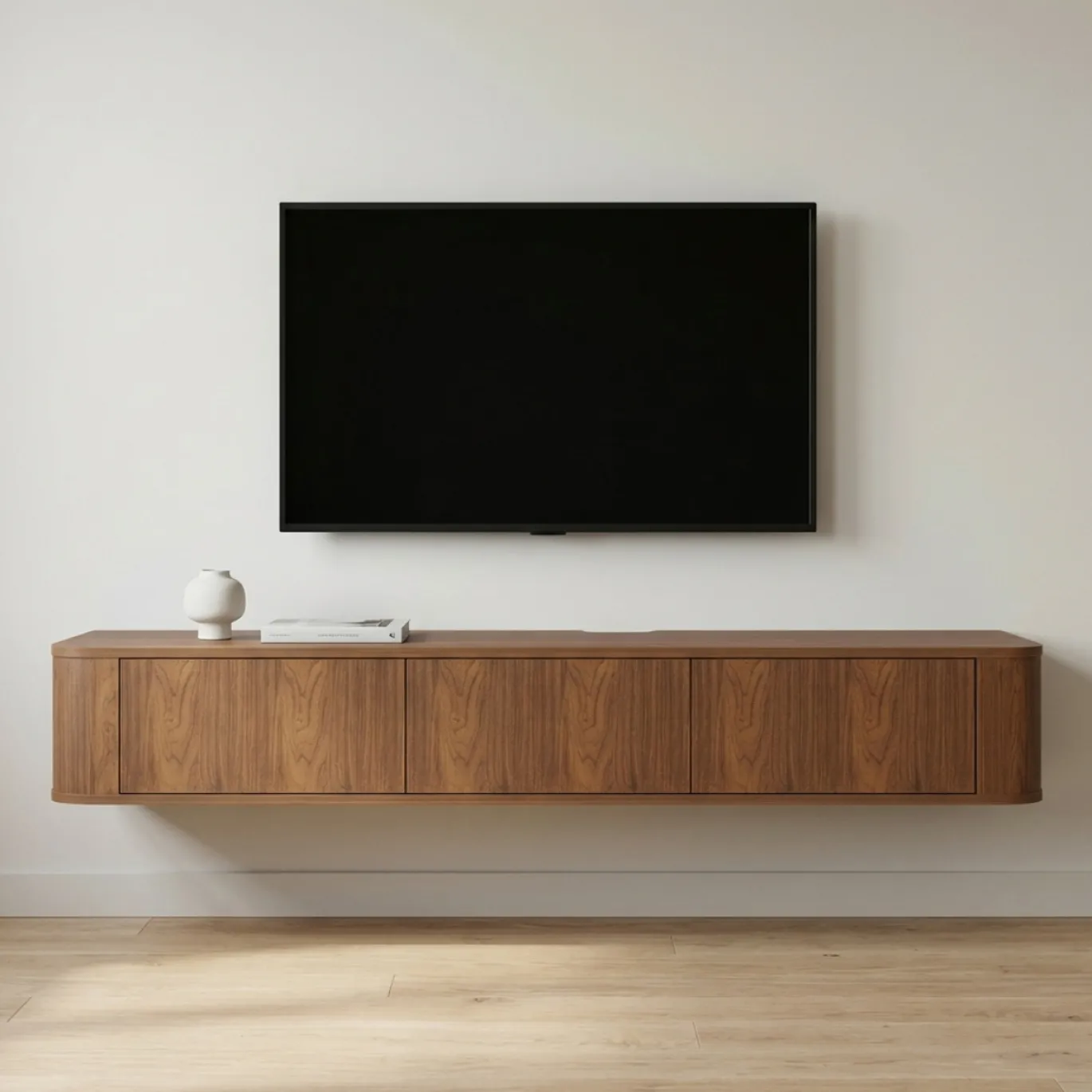 DÉJA Zwevend Tv-meubel Lino Walnoot 160cm
