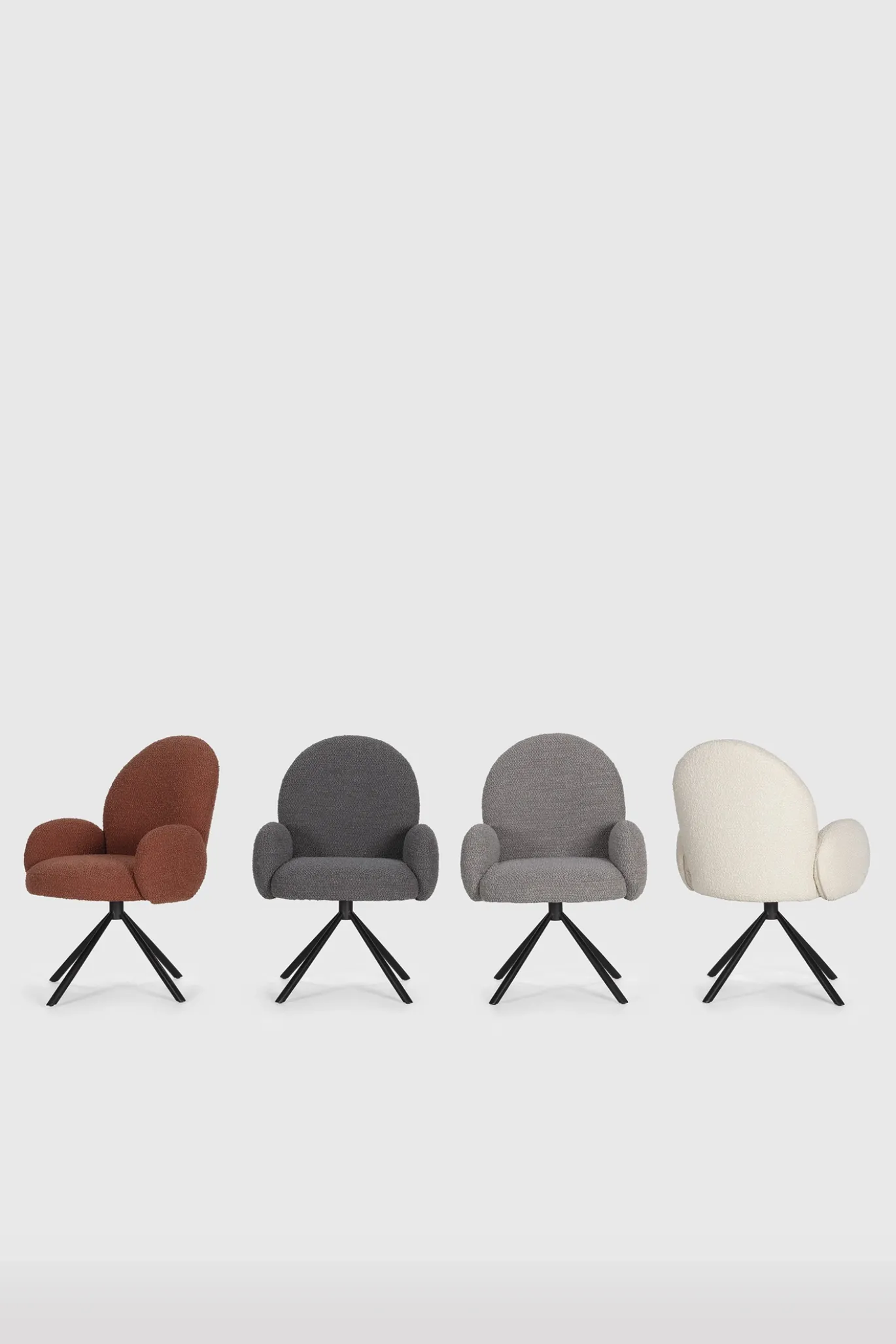 Draaifauteuil Dario Brick - Giga Meubel