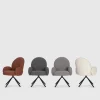 Draaifauteuil Dario Lichtgrijs - Giga Meubel