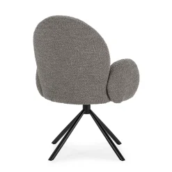 Draaifauteuil Dario Lichtgrijs - Giga Meubel