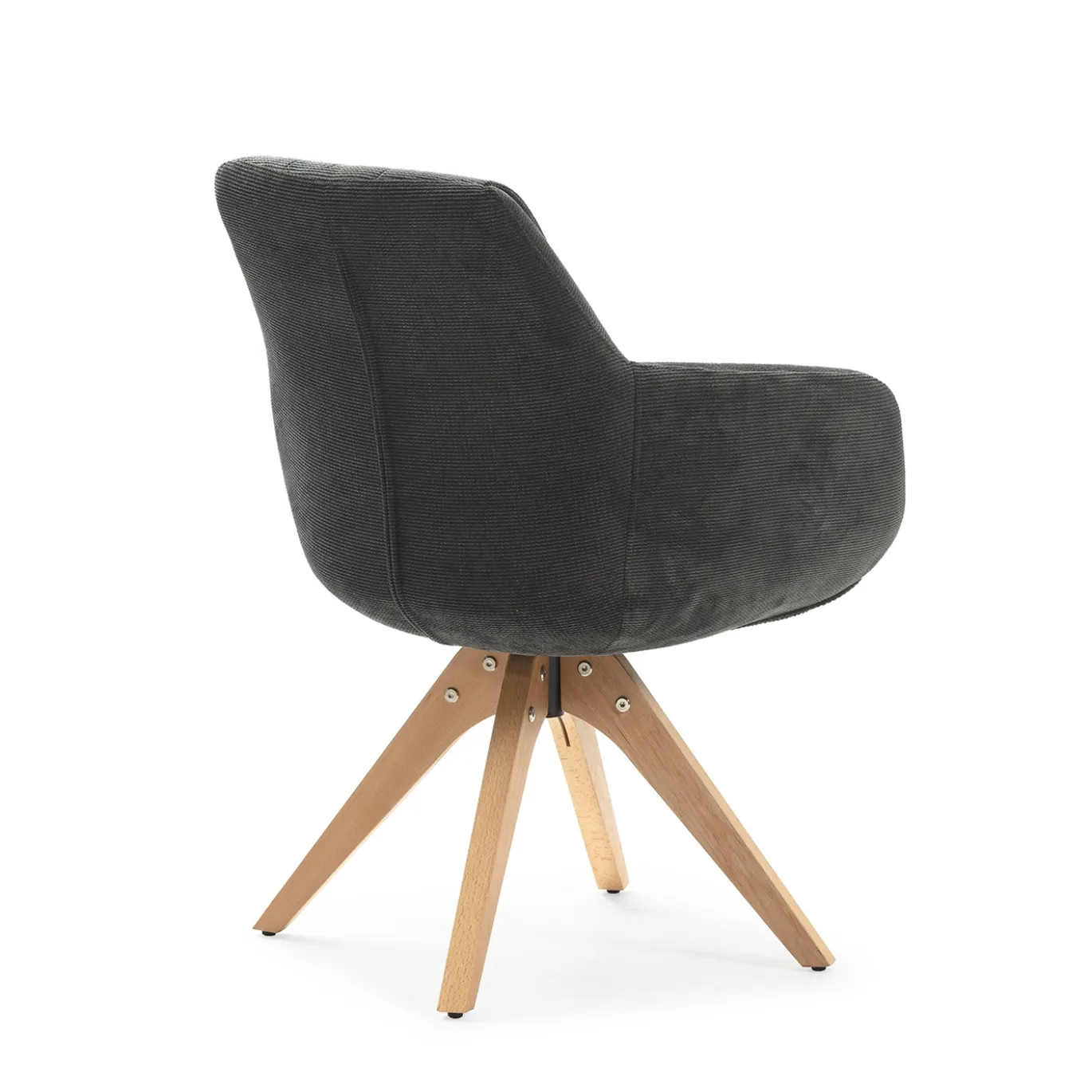 Draaifauteuil Leire Antraciet Grijs - Giga Meubel