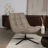 Draaifauteuil Mattis Taupe - Giga Meubel
