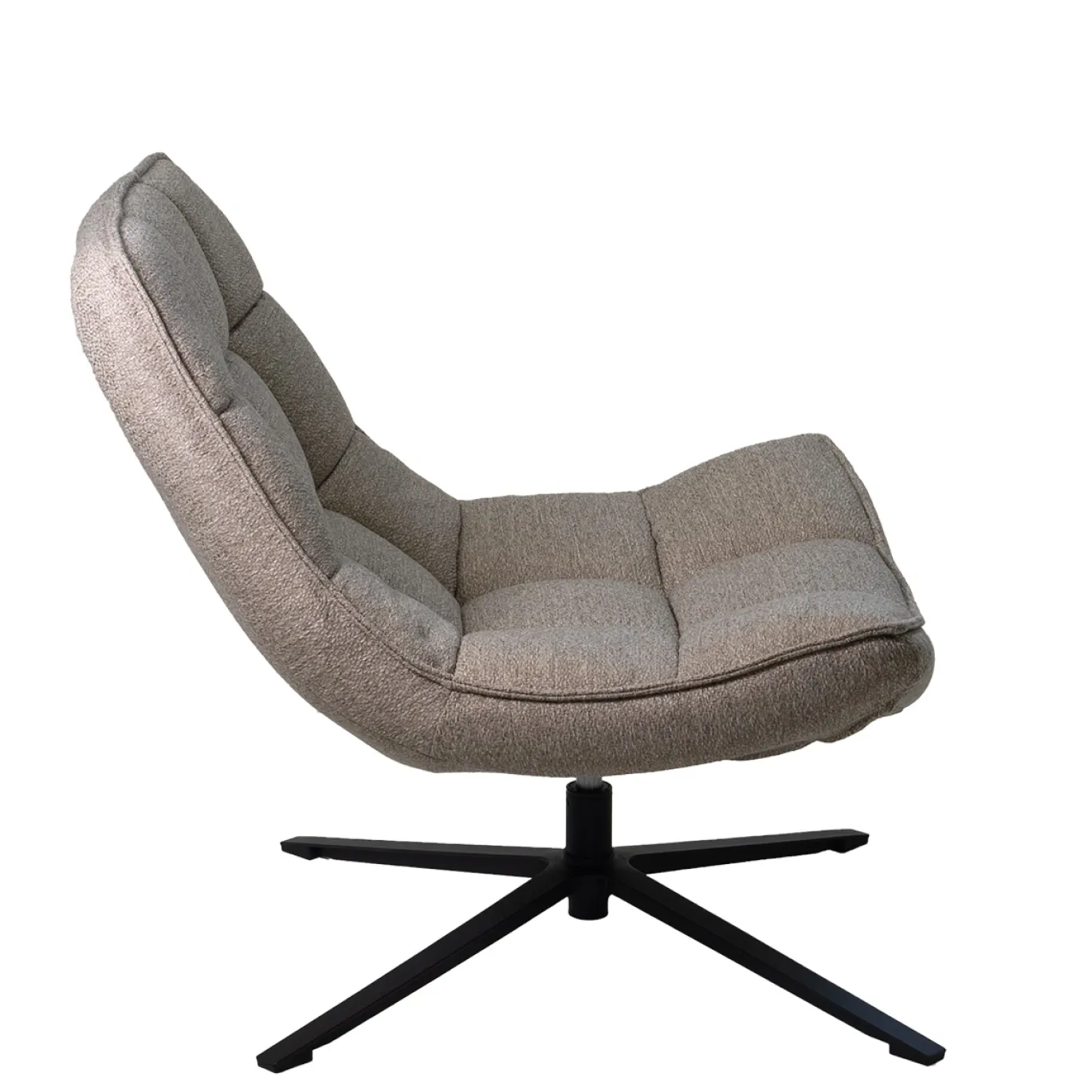 Draaifauteuil Mattis Taupe - Giga Meubel