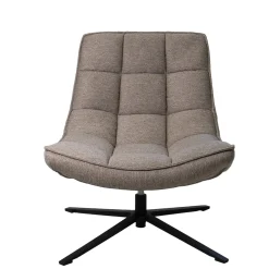 Draaifauteuil Mattis Taupe - Giga Meubel
