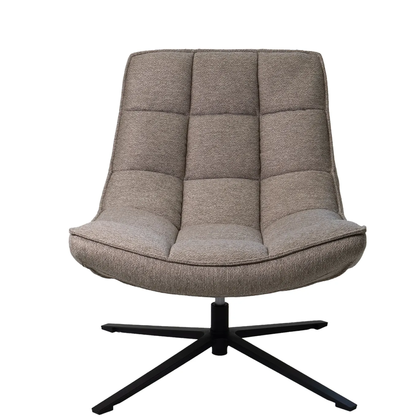 Draaifauteuil Mattis Taupe - Giga Meubel