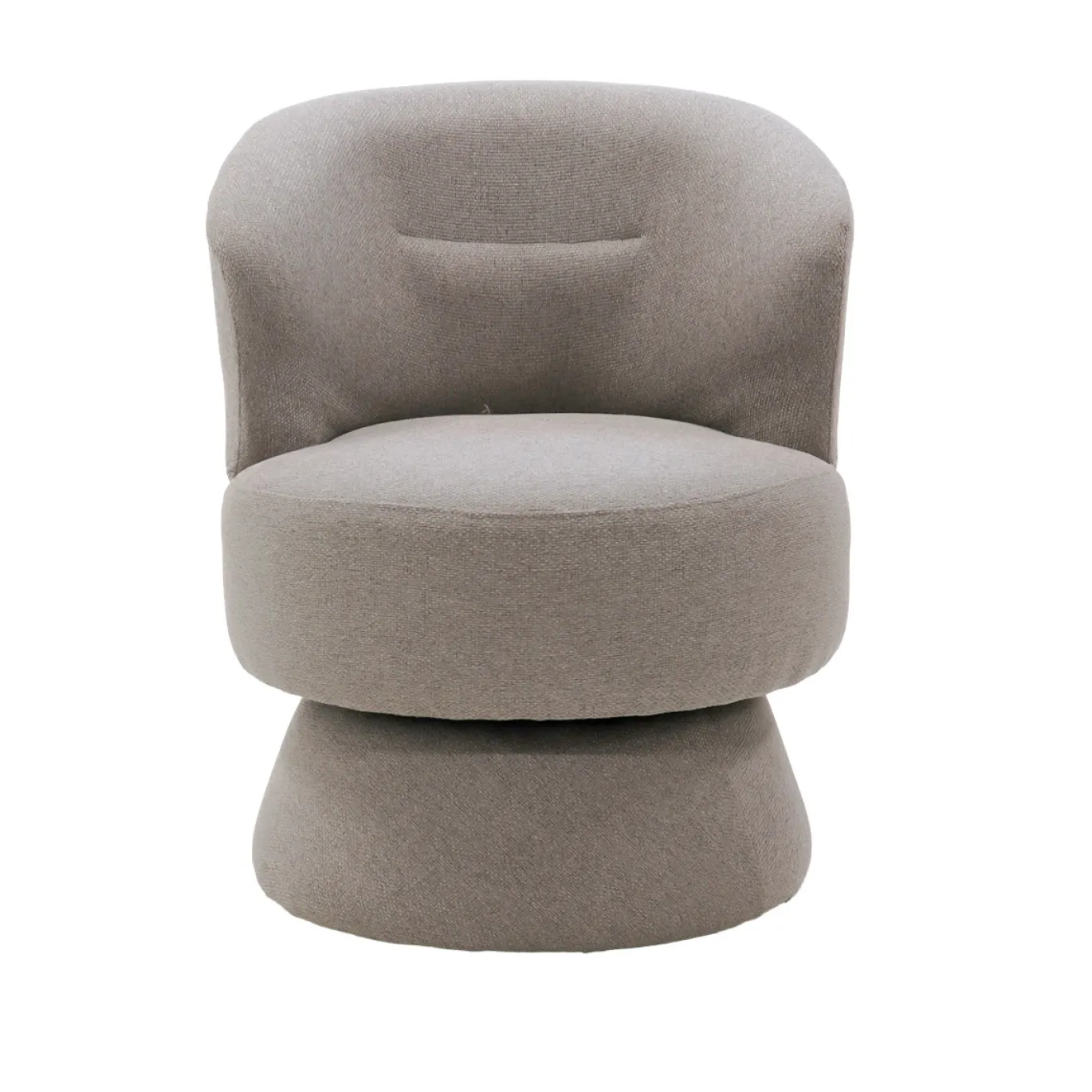 Draaifauteuil Moïse Taupe - Giga Meubel