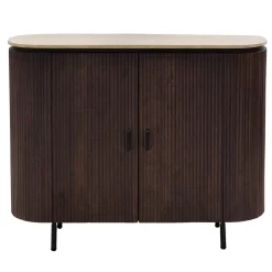Dressoir Amber Walnoot Travertin 120cm - Giga Meubel