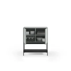 Dressoir Amira 2d Groen/zwart - Giga Meubel