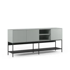 Dressoir Amira 3d2v 180cm Groen/zwart - Giga Meubel