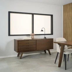 Dressoir Annie Eikenfineer Smoke 160cm - Giga Living