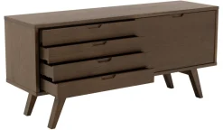 Dressoir Annie Eikenfineer Smoke 160cm - Giga Living