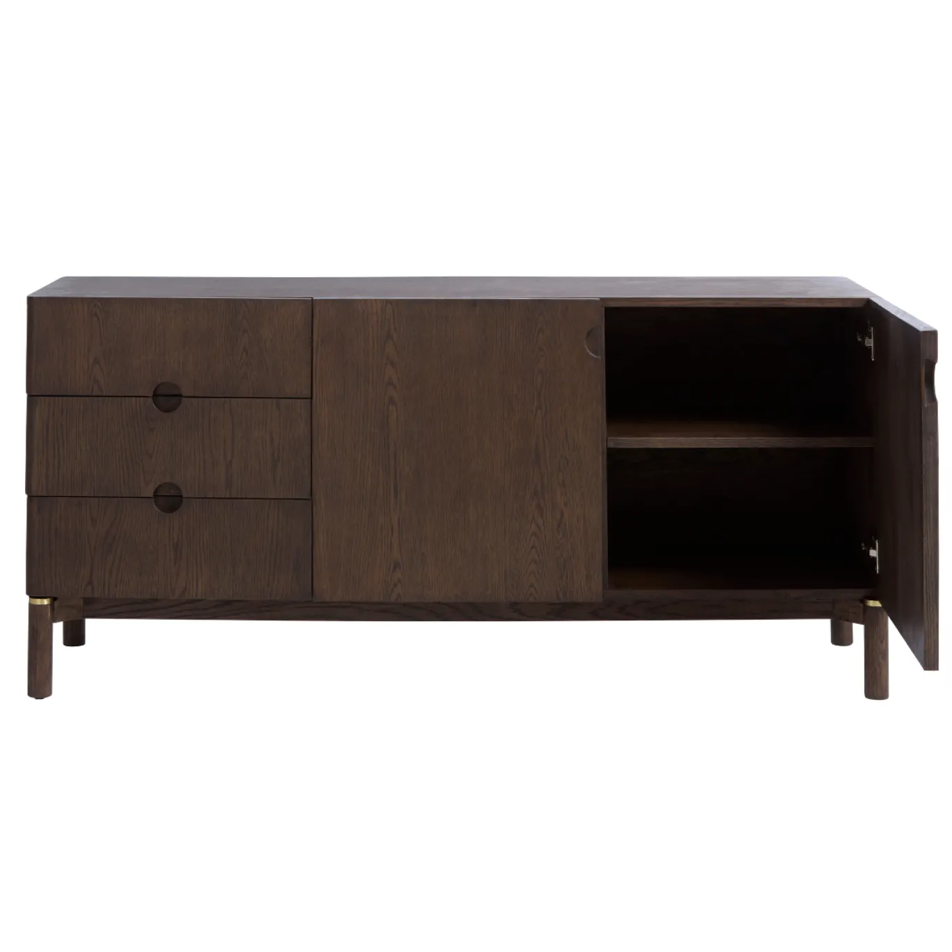 Dressoir Arun Espresso Oil 160cm - Giga Living