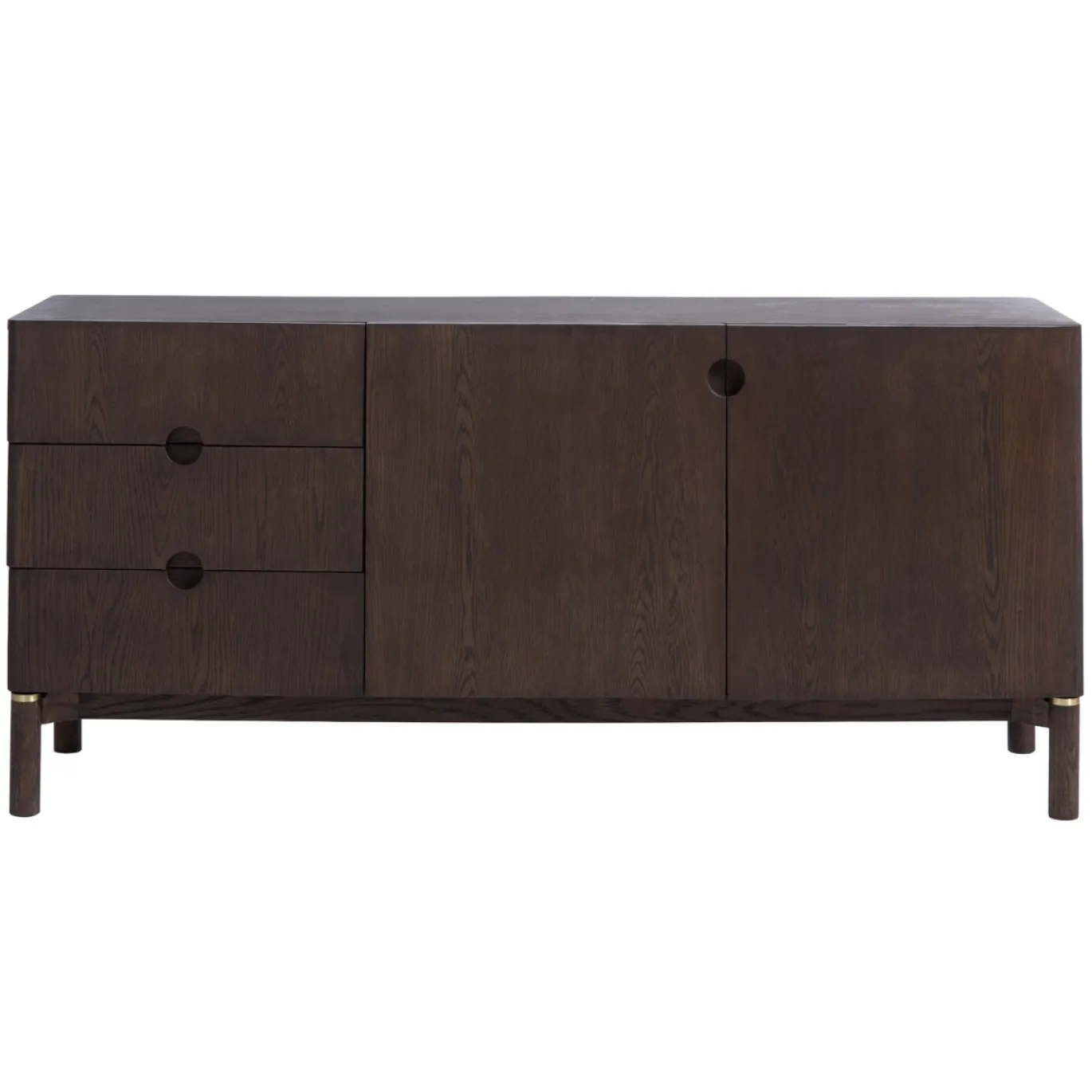 Dressoir Arun Espresso Oil 160cm - Giga Living