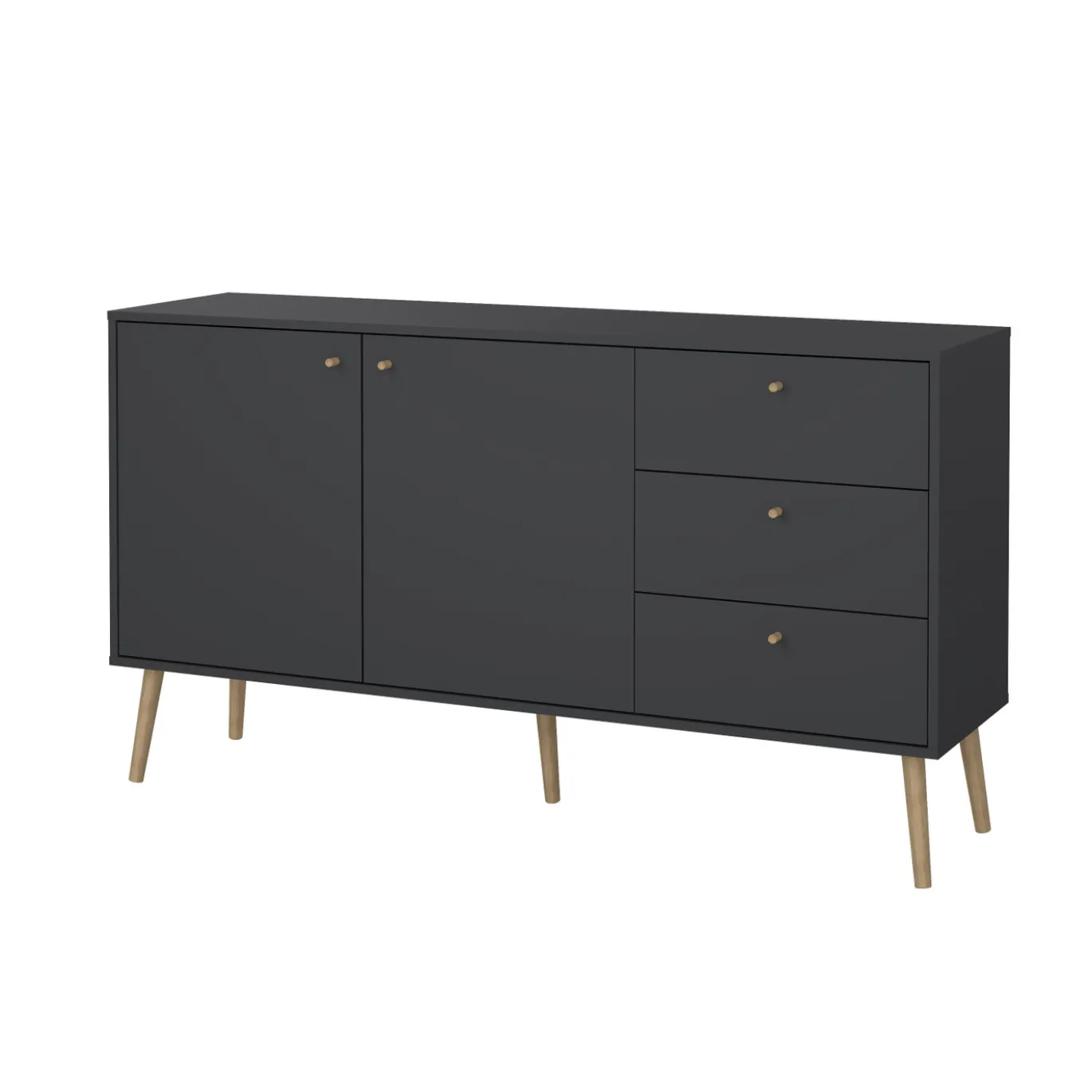 Dressoir Bodo Matgrijs - Giga Living