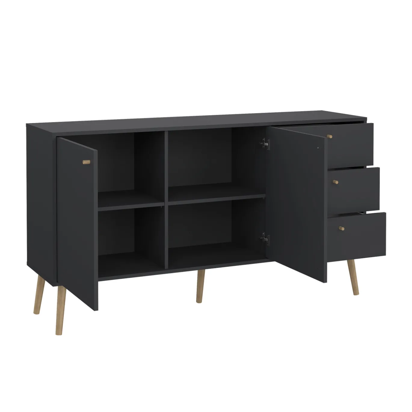 Dressoir Bodo Matgrijs - Giga Living